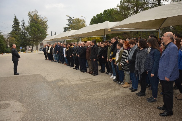 SEDAŞ çalışanları Atatürk'ü andı