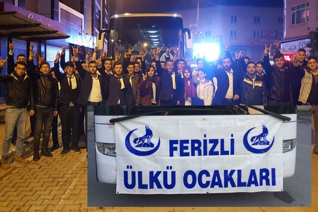 Ferizli Ülkü Ocakları Ankara gitti