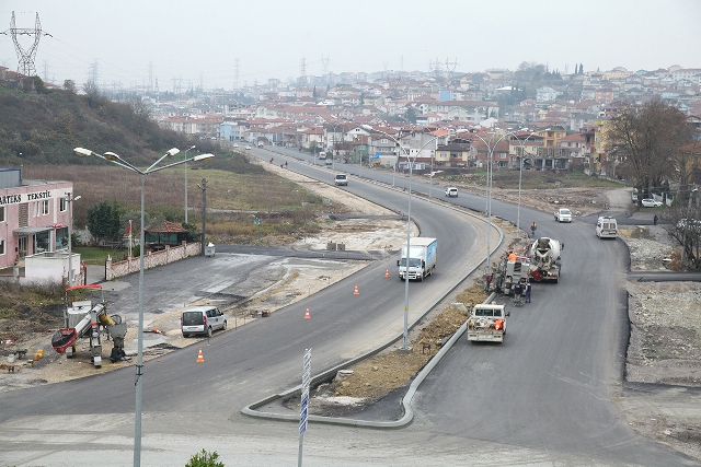 Şehrin yeni duble yolu