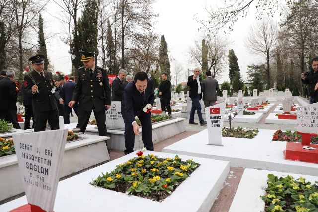 Şehitlerimiz Rahmetle anıldı