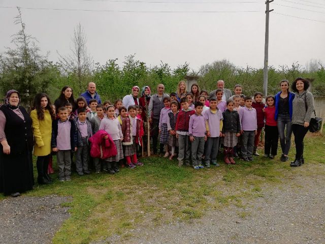 Bahçede zeytin coşkusu