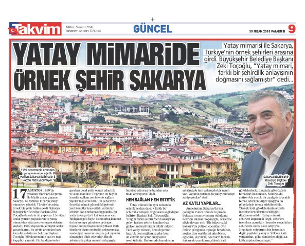 Başkan yine yatay mimariyi anlattı