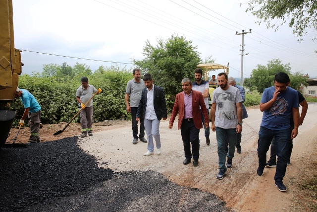 Alandüzü’nde asfalt bayrama kadar bitecek