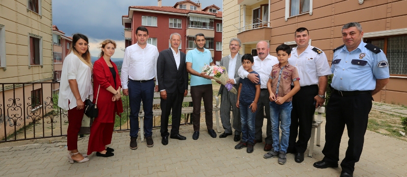 Başkan ve Kaymakamdan gazilere vefa ziyaretleri