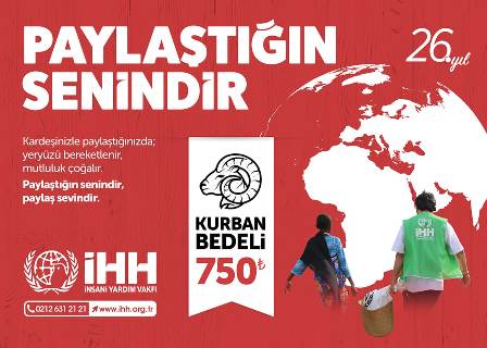 İHH bağışları bekliyor