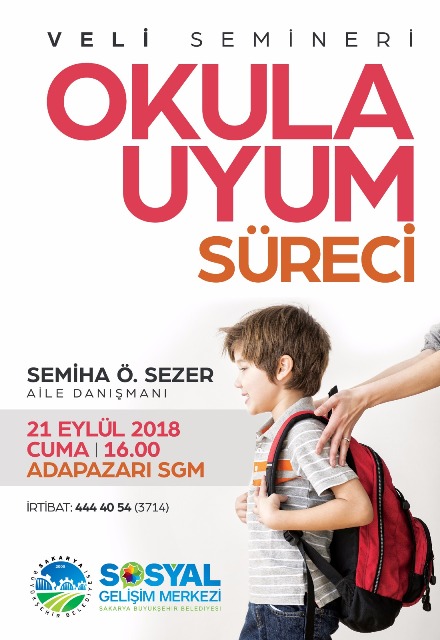 Okula Uyum seminerleri başlıyor