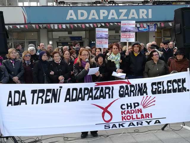 Ada treni için yeni eylem