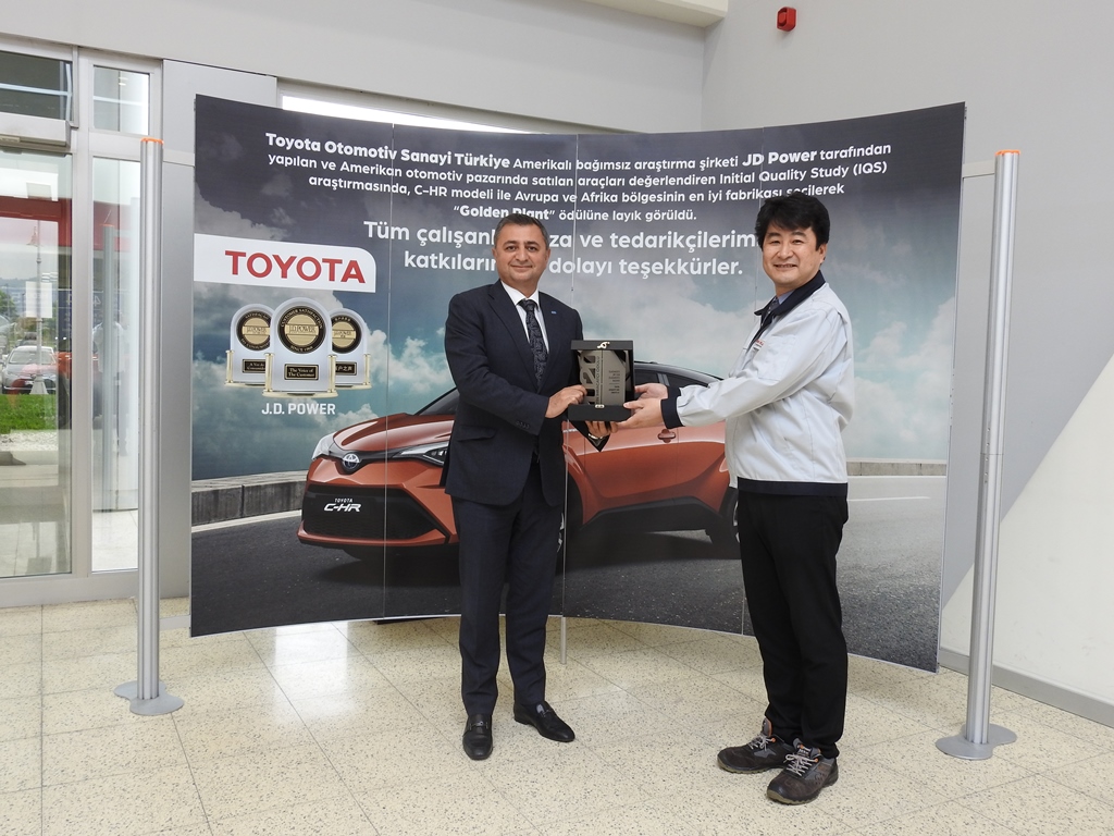 Toyota'ya platin ödül