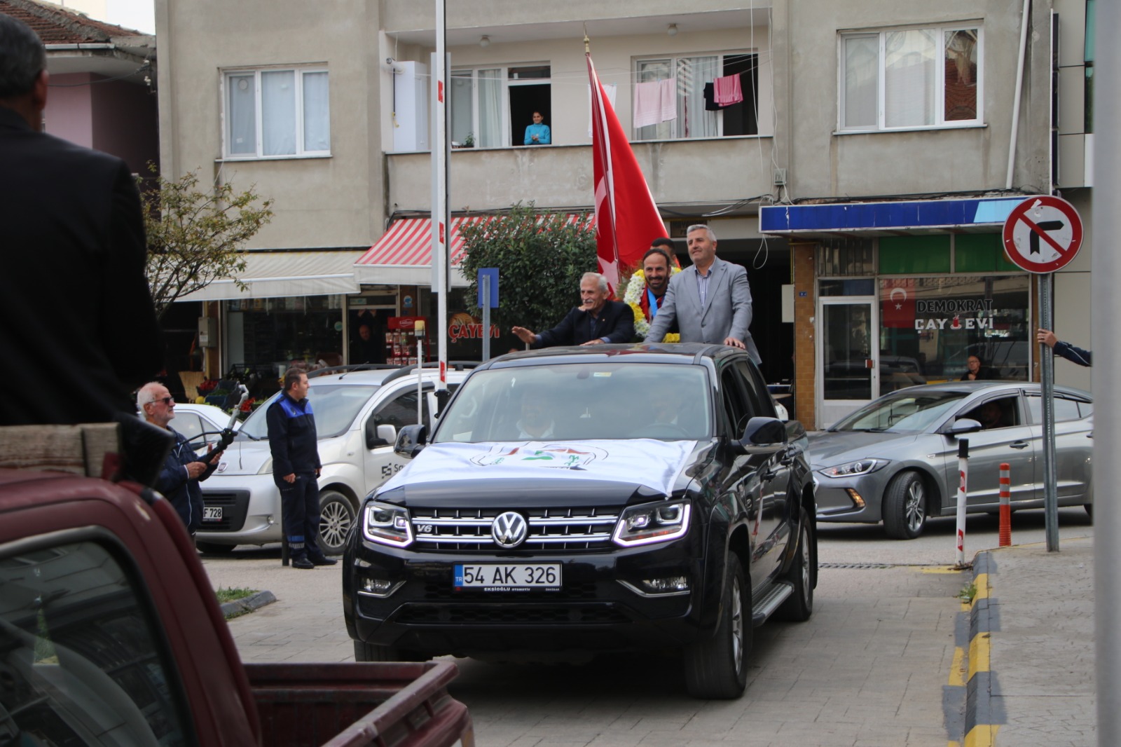 Şampiyona coşkulu karşılama