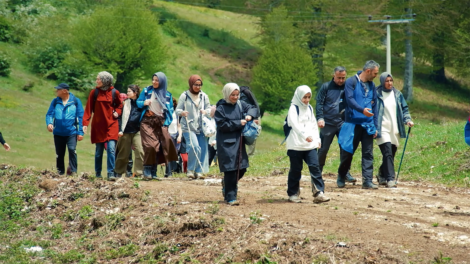 Doğa ile içi içe bir yürüyüş