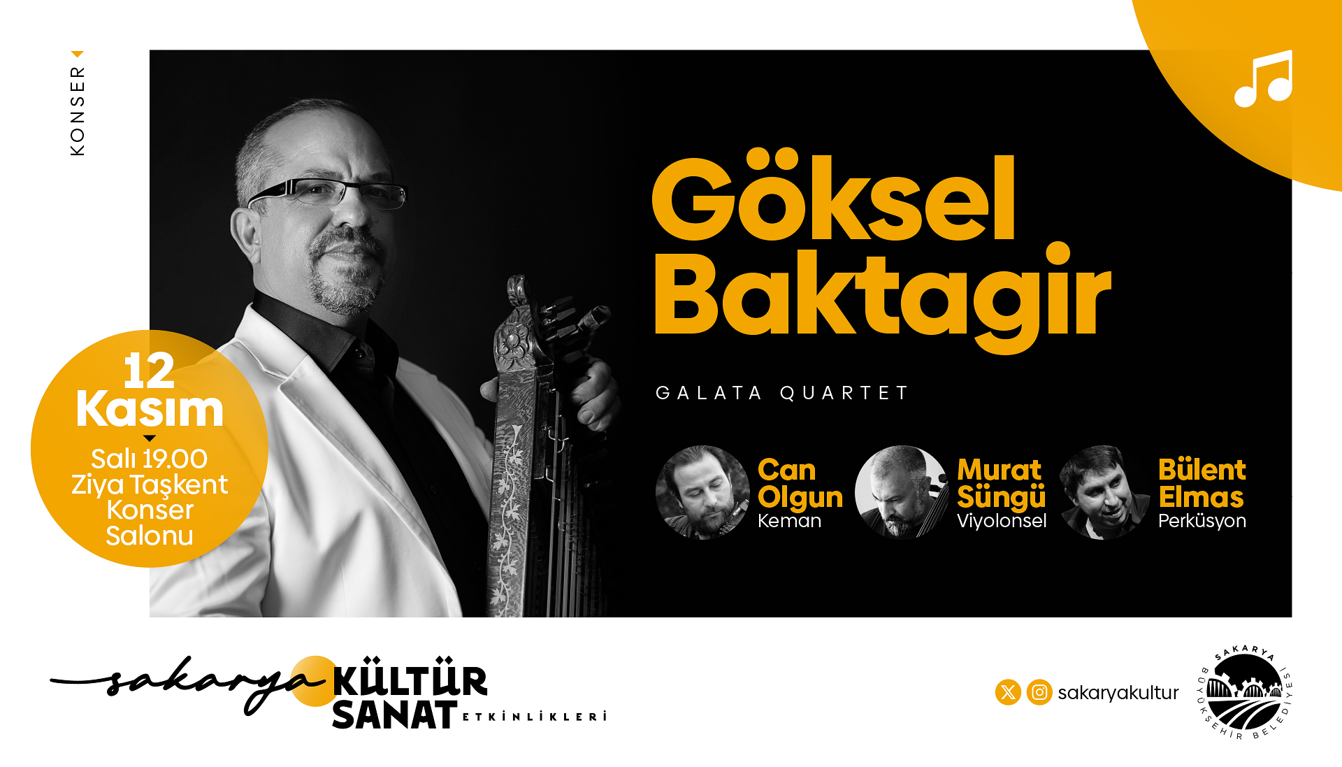 Galata Quartet Büyükşehir sahnesinde