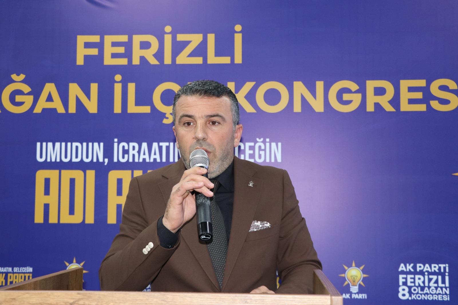 Ferizli AK Parti'de Serhoş yeniden seçildi