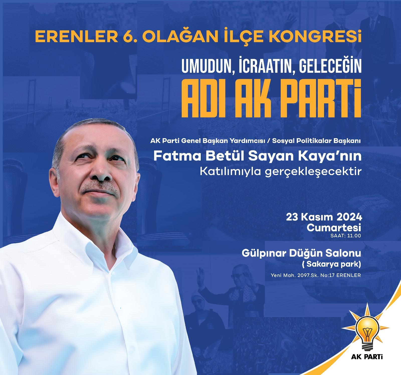 AK Parti Erenler kongresi hafta sonu