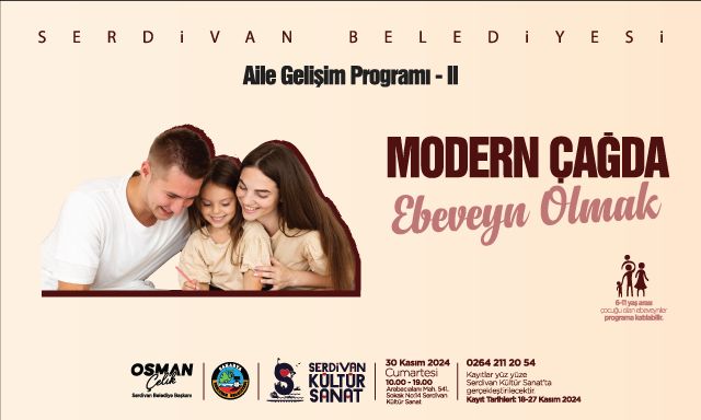 Serdivan 'da Aileler için eğitim